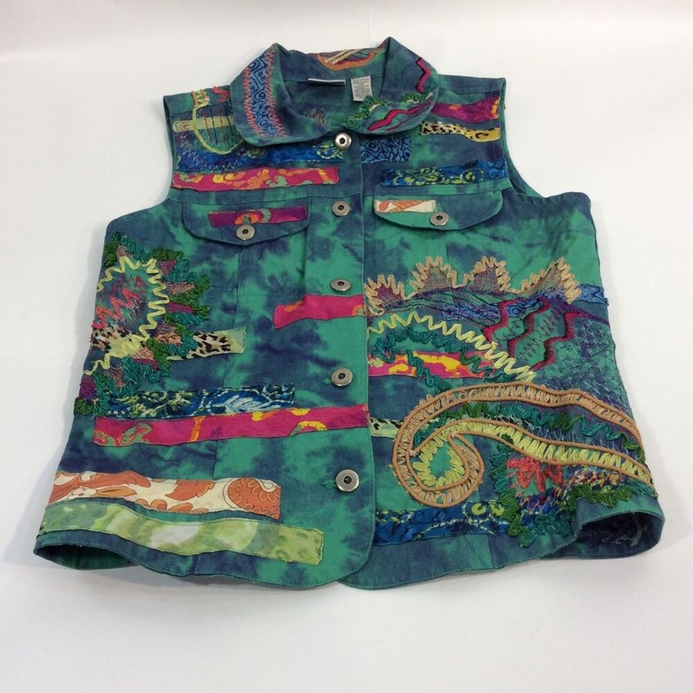 Chico’s 0 Size XS Jeans Vest